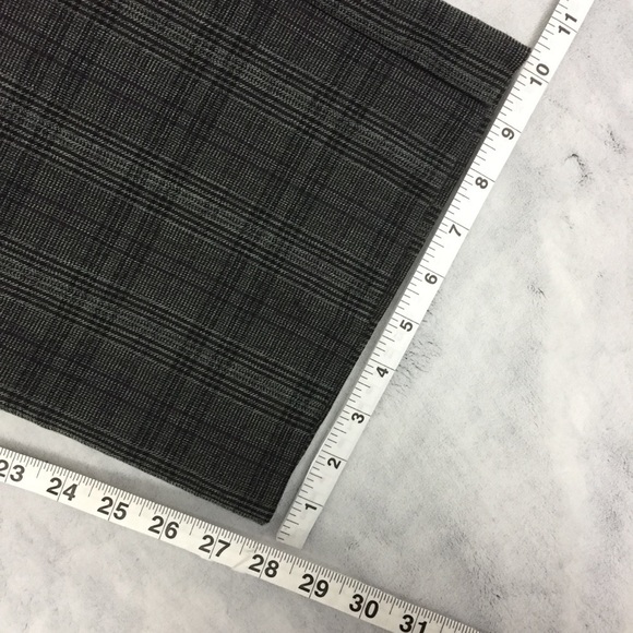 Dressbarn Grey Plaid Dress Pants Womens Plus 14W Straight Leg Office Trousers - Picture 11 of 11